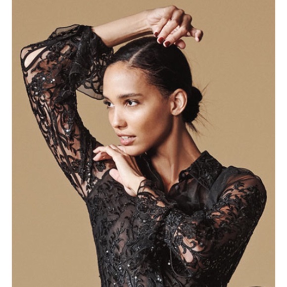 Badgley Mischka top and skirt fall runway piece - Picture 5 of 5